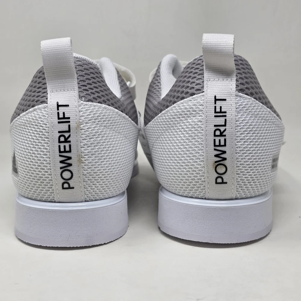 Adidas Powerlift 5 Powerlifting Weightlifting Shoes White GY8919 Men Size 16 New